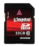 Kingston 32 GB Class 10 Secure Digital Flash Card SD10/32GB