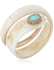 Annie Hammer Jewelry Spiral Horn Cuff Bracelet, 14"