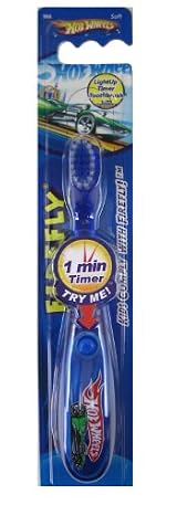Hot Wheels Lightup Timer Toothbrush - Firefly Hot Wheels Toothbrush Timer