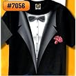 Formal Tuxedo Black Tux Novelty T-shirt ~ A&E Designs