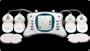 Professional 2500Hz Dual Channel Massager Acupuncture Therapist, Pain Relief and Relaxation for All Around Your Body