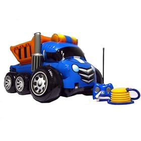 Boom Boom Dump Truck Inflatable Remote Control