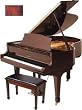 5'7 Parlor Grand Piano (Walnut Polish)