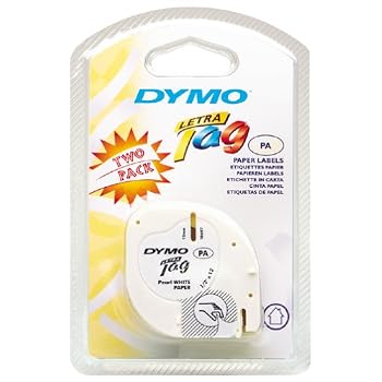 Set A Shopping Price Drop Alert For Dymo 10697 1/2in X 13ft Letratag White Paper Tape (2-Tapes)