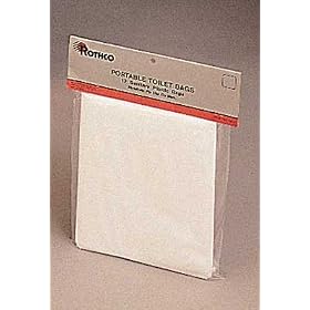 Portable Camp Toilet Replacement Bags by 