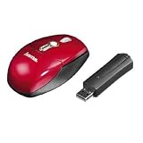 Hama Wireless Portable Mouse Red