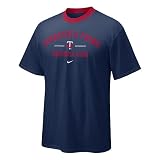 Minnesota Twins Classic Arch Contrast Crew T-Shirt by Nike