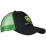 John Deere Men's Logo Contrast Mesh Back Core Baseball Cap