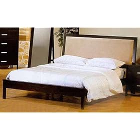 Cappuccino Finish Symphony Queen Platform Bed