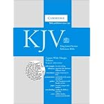 KJV Cameo Wide Margin Reference Bible Burgundy Calfskin Leather KWMC257 book cover