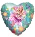 Helium Filled Foil Balloon 18 Heart Shape - Barbie Fairytopia
