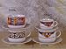 LATTE AZTEC DESIGN 2 CUPS & SAUCERS IN SET 0150L