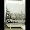 Travel Destinations - VINYL Shower Curtain - Venice Italy