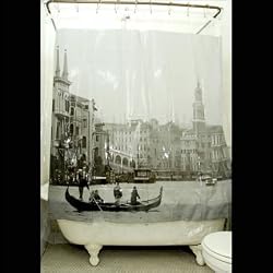 Travel Destinations - VINYL Shower Curtain - Venice Italy