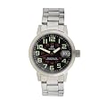 Mens Jules Jurgensen Sport Watch- Black/Silvertone