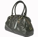 Soft Leather Front Pleat Shoulder Handbag by Wrayfield
