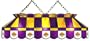 Imperial Los Angeles Lakers Licensed 40-Inch Rectangular Stained Glass Billiard Table Light