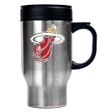 Miami Heat NBA Stainless Steel Travel Mug - Primary Logo