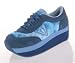 Volatile Expulsion Womens Platform Wedge Sneakers Shoes Royal Blue Suede/Mesh