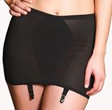 Format Hüftgürtel Miedergürtel mit Strapse Strapsgürtel figurformend Dessous Strumpfhalter Gr. 40 - 54 Farben Schwarz Weiss Haut