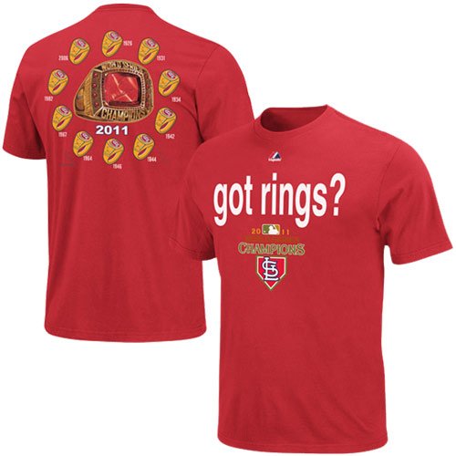 St. Louis Cardinals Majestic 2011 World Series Champions 