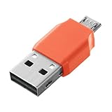 I-O DATA microSDカード専用リーダー・ライター オレンジ IS-ADP/O おしゃP