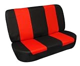 Universal Bench Seat Cover Fb050 Red/black Color R010