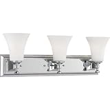 Progress Lighting P3133-15 3-Light Bath Fixture, Polished Chrome On Sale