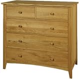 Harvard Solid Oak 2/3 Chest of Drawers