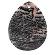 Pink Zebra Jasper - Pear Shape - 35X45mm 1.5mm Hole - Set of 3