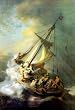 Rembrandt Harmensz. van Rijn (Christ in the Storm on the Sea of Galilea) Art Poster Print - 13x19