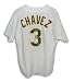Eric Chavez Autographed/Hand Signed Oakland A's Majestic Authentic White Jersey