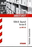 Produkt-Bild: Arbeitsheft VERA 8 &middot; Deutsch Version B. Realschule &middot; Gesamtschule, (inkl. MP3-CD)