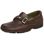 H.S. Trask Men's Cobbler Moccasin,Dk Brown Pebbled,9.5 M