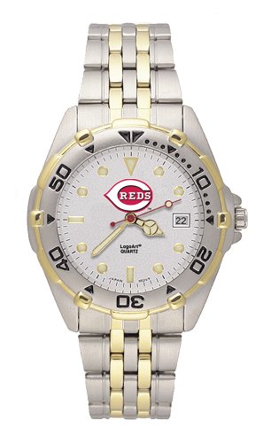 MLB Cincinnati Reds Men's All Star Watch Stainless Steel Bracelet