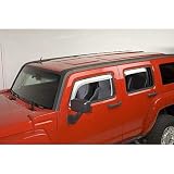 Putco Hummer H3 Chrome Element Window Visors
