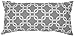 JinStyles Accent Decorative Throw Pillow Cover, Lumbar, Trellis, Grey, 12 x 24, 1 Cover