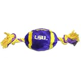 NCAA Plush Football Dog Toy, Small, Louisiana State University Tigers