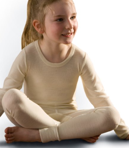 Children's Organic Wool Long-Underwear Pants