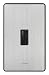 Electronics : Lutron CN-600PHW-BLSS Ceana Single Pole 600W Preset Dimmer with Wallplate, Black and Stainless Steel