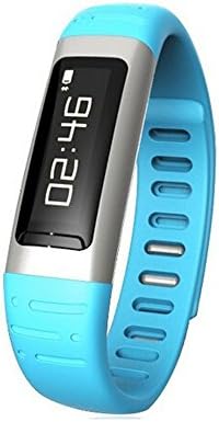 Ghaziman Bluetooth Sync Smart Bracelet Sports Fitness Tracker U9 Sleep Wristband Bracelet Activity Tracker (Blue)
