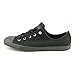 Converse Men's Dainty Canvas Low Top Sneaker, Black, 6