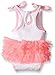 Mud Pie Baby Girl One Piece Crawler Bodysuit, White, 6-9 Months