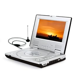 ZICPLAY DVD Portable Divx  Player 7  Blue DVBT
