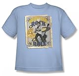 Sun Records - Heritage Of Rock Poster Youth T-Shirt In Light Blue, Size: Large (14-16), Color: Light Blue