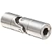 Lovejoy Size D6B Universal Joint, 7/16" Hex Bore and 7/16" Hex Bore, No Keyways, No Set Screws, 1.00" Outer Diameter, 3.38" Overall Length, 1144 Carbon Steel, Inch