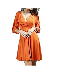 V-neck Cocktail Plunging Neck Backless Polyester Club Dress/Homecoming Dress/Prom Dress/Wedding Dress/Mini Dress 