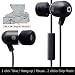 Radius RK-CA511K Atomic Bass earphones designed for the iPhone - Black