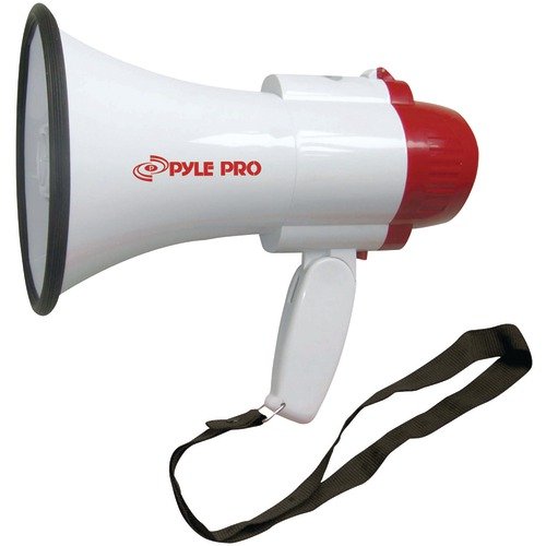NEW PYLE PRO PMP40 PROFESSIONAL MEGAPHONE/BULLHORN WITH SIREN & HANDHELD MICROPHONE