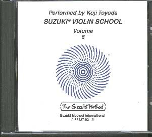 MusicalInstruments: Suzuki Violin School Volume 8 Compact Disc Toyoda